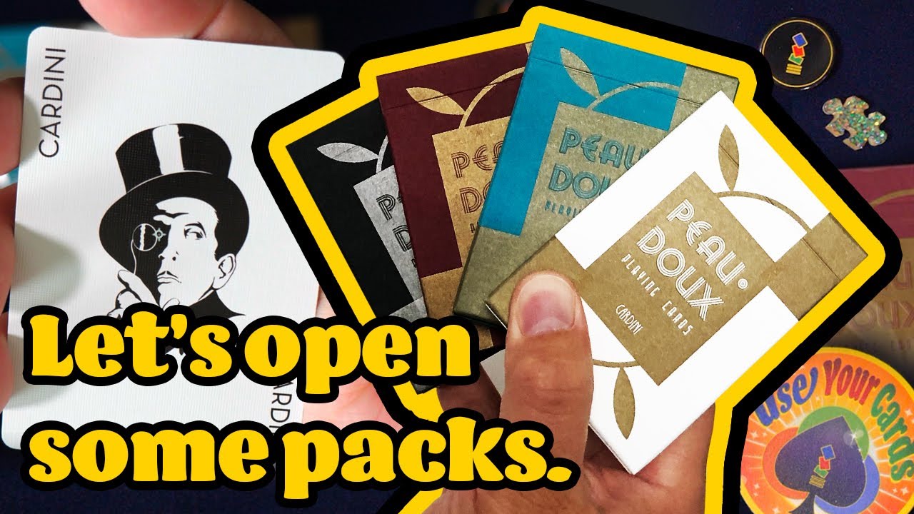 Peau Doux the BEST Walgreen's Playing Card Deck of all time thanks to Cardini the Magician!