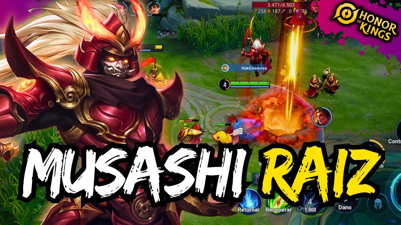 A SKIN MAIS RAIZ DO MUSASHI - SAMURAI ONI | HONOR OF KINGS