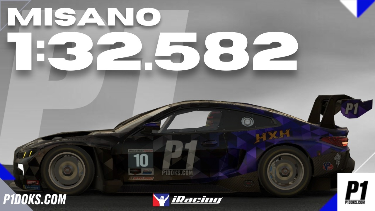 1:32.582 - BMW M4 GT3 EVO - Misano - GT Sprint -│P1DOKS.COM 26S1 WEEK 12