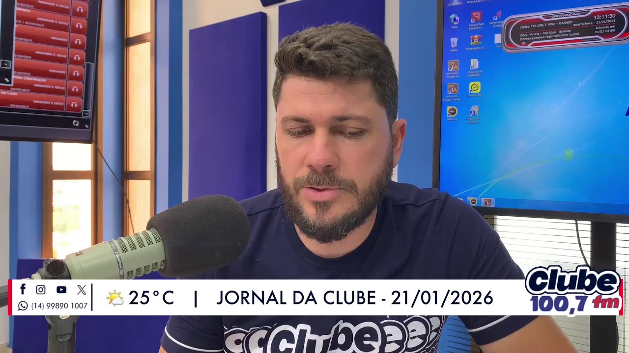 Jornal da Clube - 21/01/2026 - Edição do Almoço
