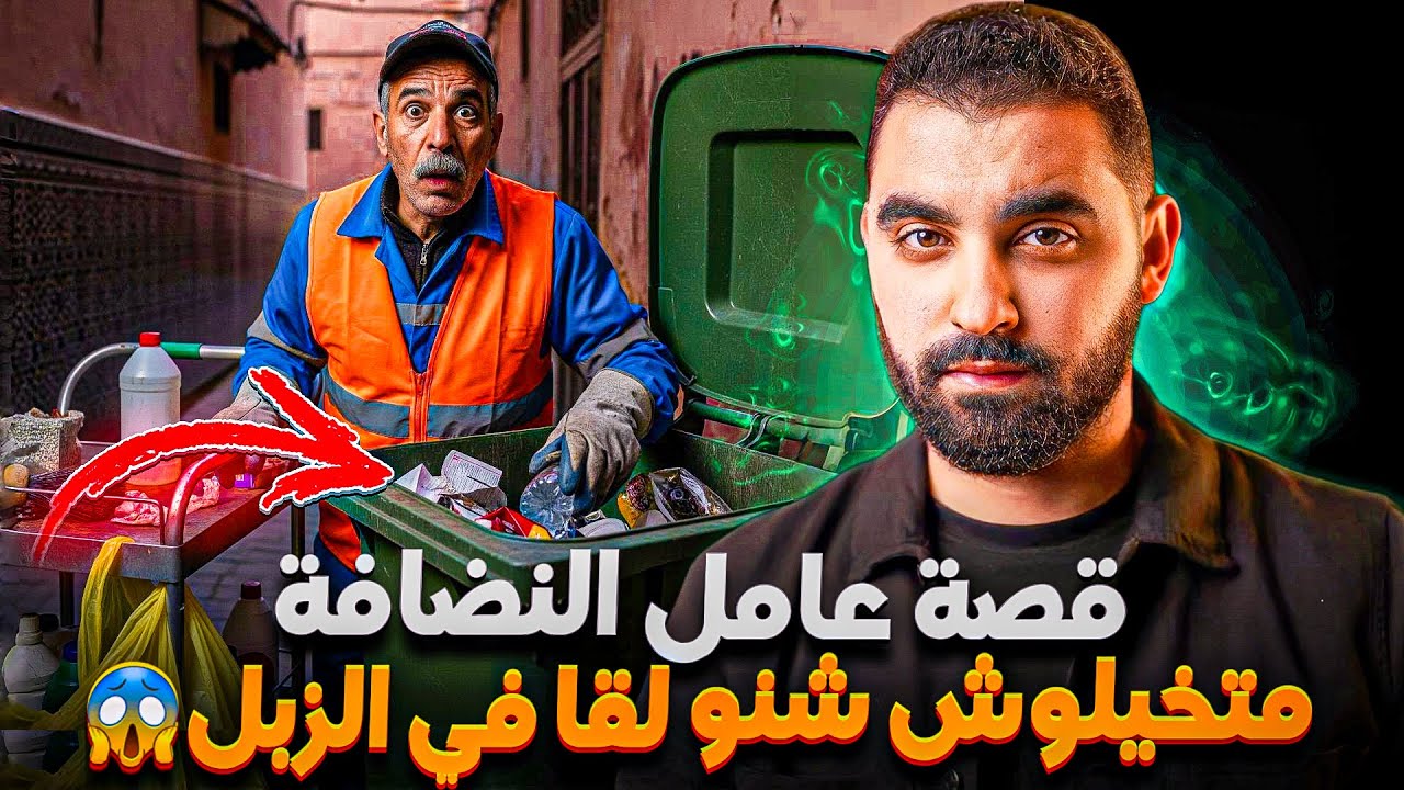 قصة عامل النضافة لي تبدلات حياتو بسبب داكشي لي لقا في الزبل 😱