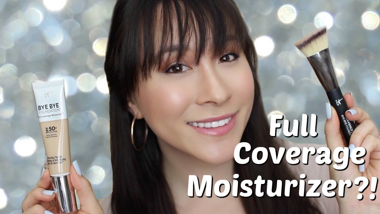 NEW IT COSMETICS BYE BYE FOUNDATION REVIEW & TRY ON