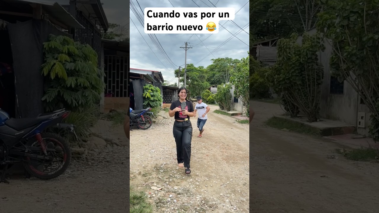 Cuando vas por un barrio nuevo 😂 