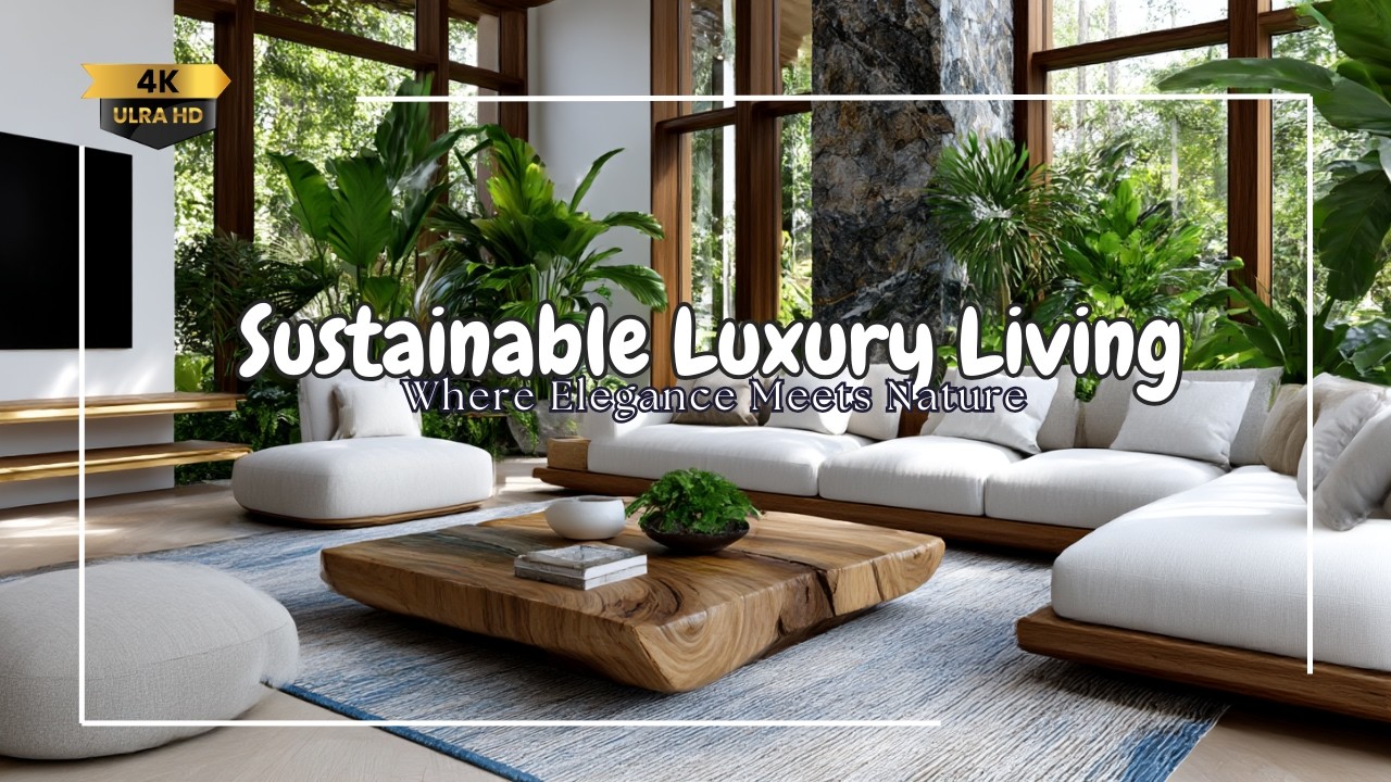 ✨Sustainable Luxury Home Design Ideas | Elegant Organic Modern D&eacute;cor for Sophisticated Homes✨