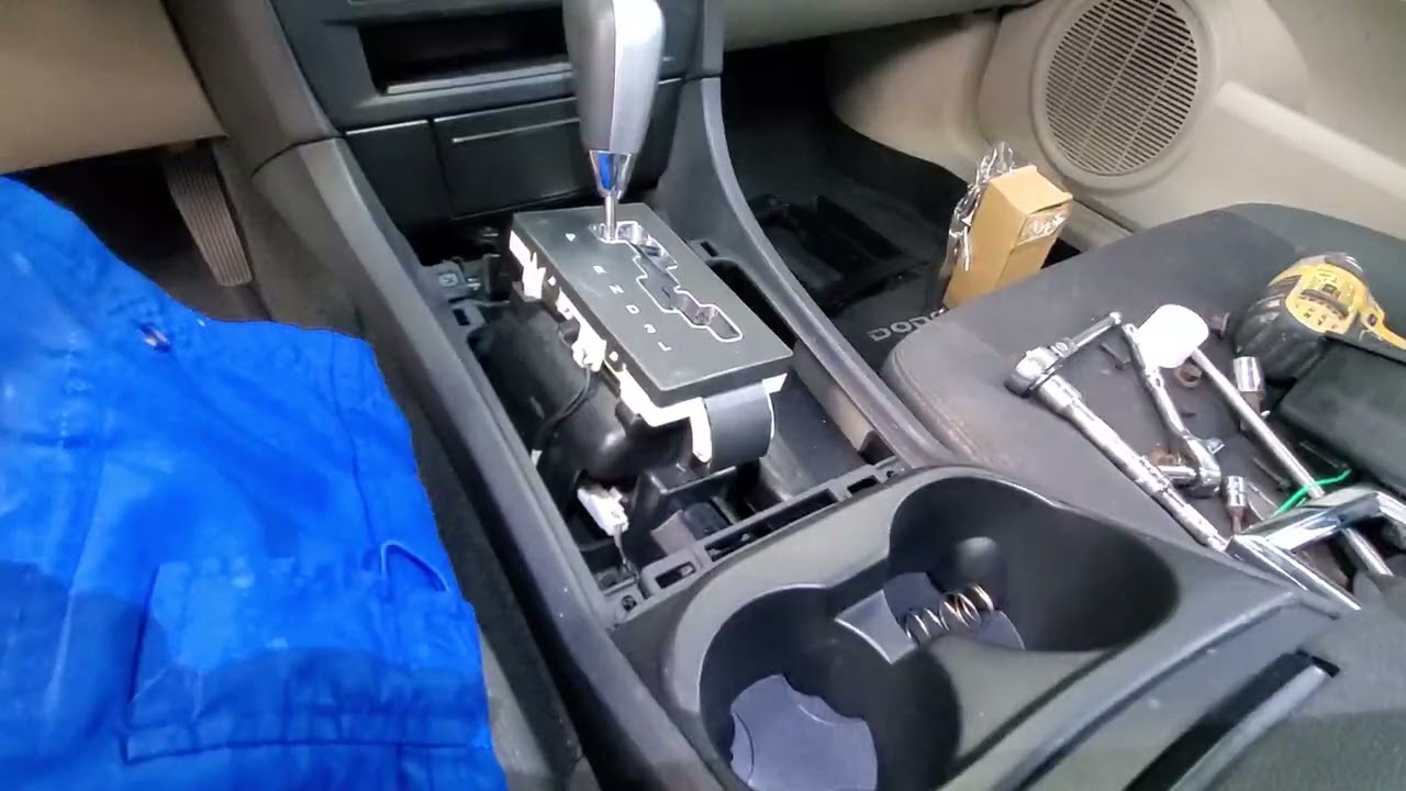 How to remove gear shifter on dodge charger 2007
