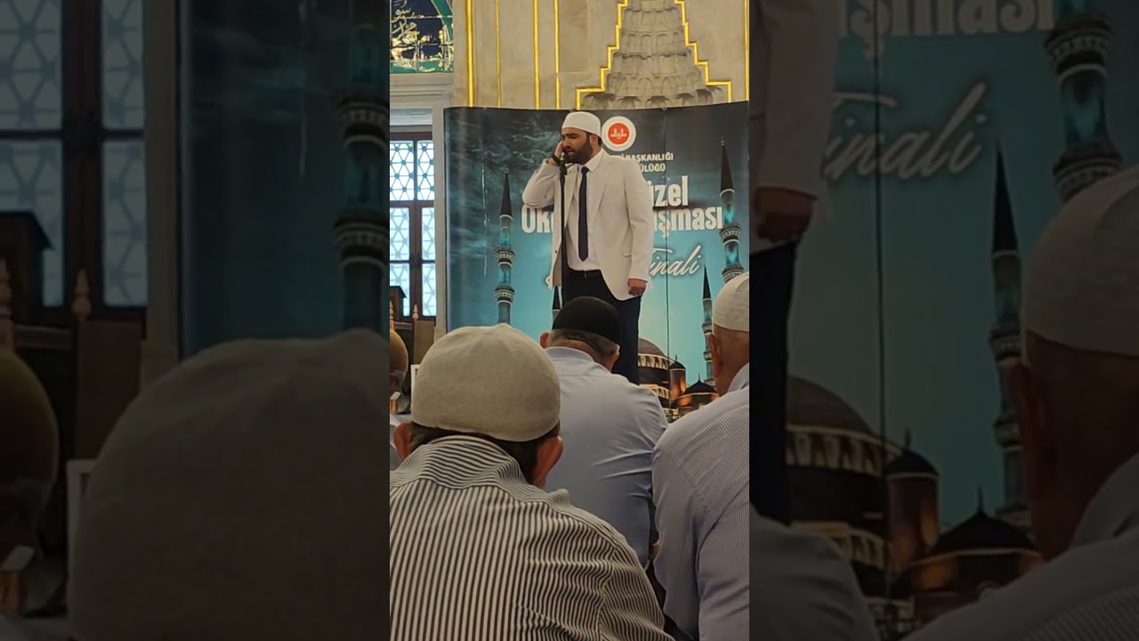 2025 Türkiye Ezan Birincisi Ordu Ziliftar Camii imamı Emin Çılgın 