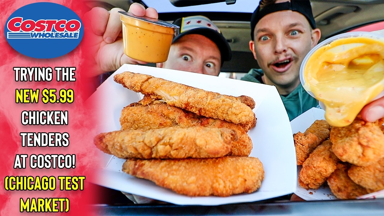 Trying Costco's NEW $5.99 Chicken Tenders (Chicago Test Market Exclusive)