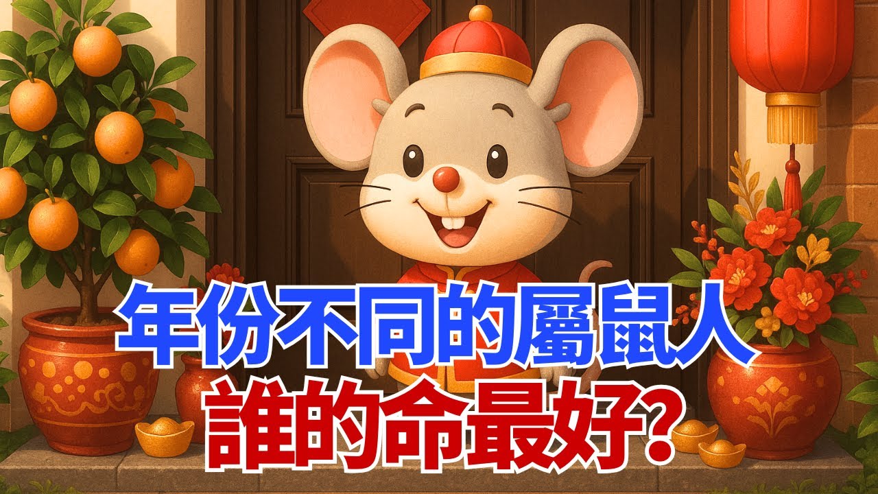生肖鼠：不同年份出生，命運大不同！不同生年的屬鼠人，一生命運大揭密！看這一個就夠了！#屬鼠 #生肖鼠 #生肖鼠運勢 #屬鼠運勢  #生肖鼠性格 #1960屬鼠 #1972屬鼠 #1984屬鼠