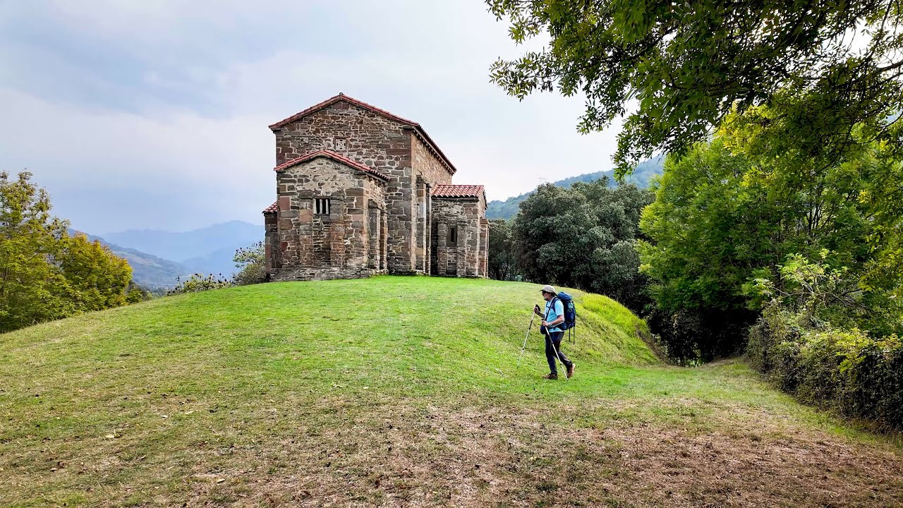 Camino de Santiago.Camino del Salvador Etapa Pajares-Pola de Lena