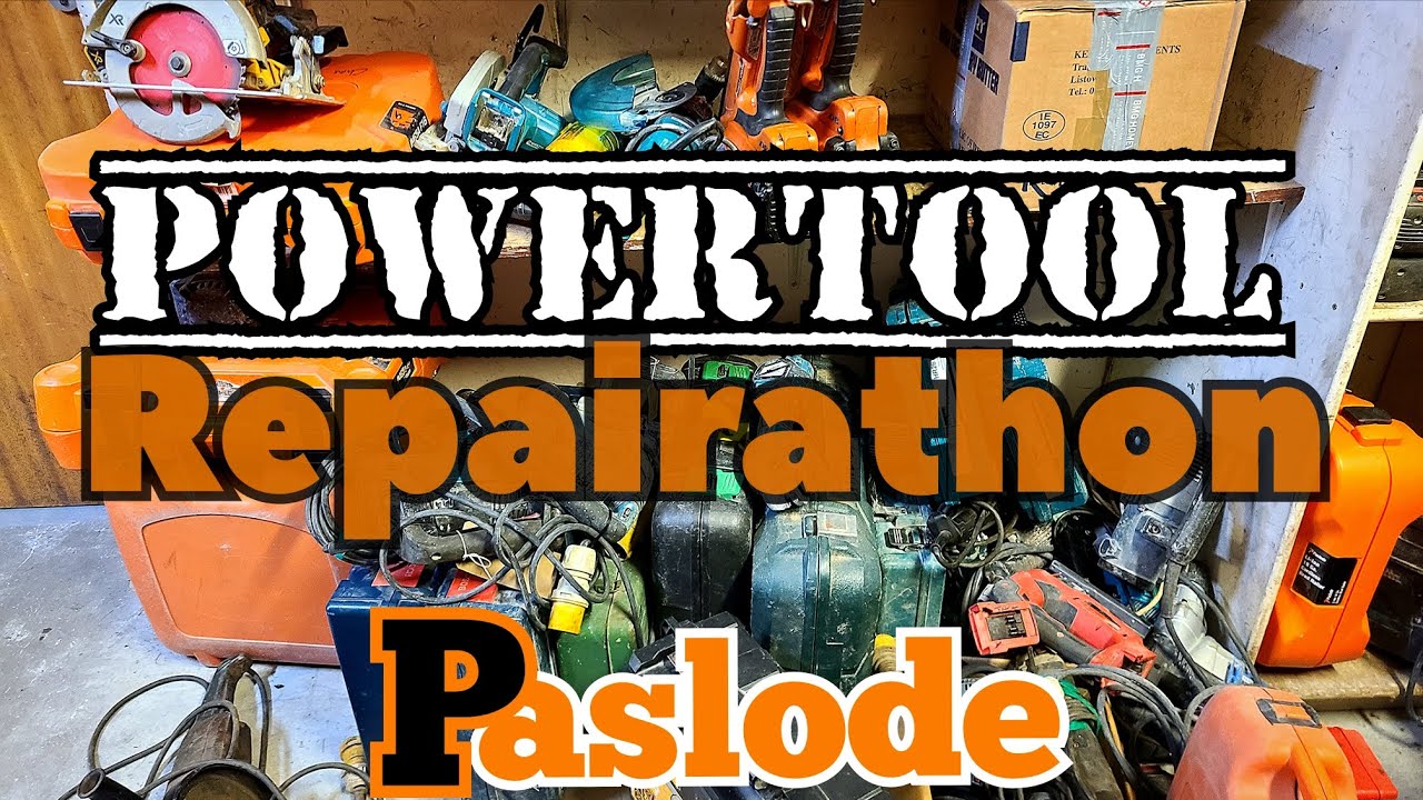 Repairing a load of Paslode nail guns.