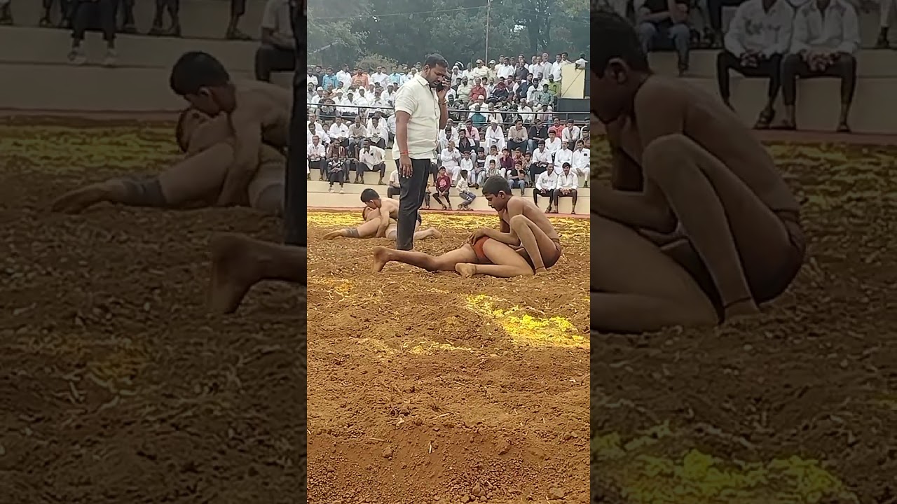 कार्ला ता. मावळ येथे झालेल्या कुस्ती स्पर्धेत पैलवान स्वराज्य बोडके +पैलवान मल्हार घायतळे विजयी 