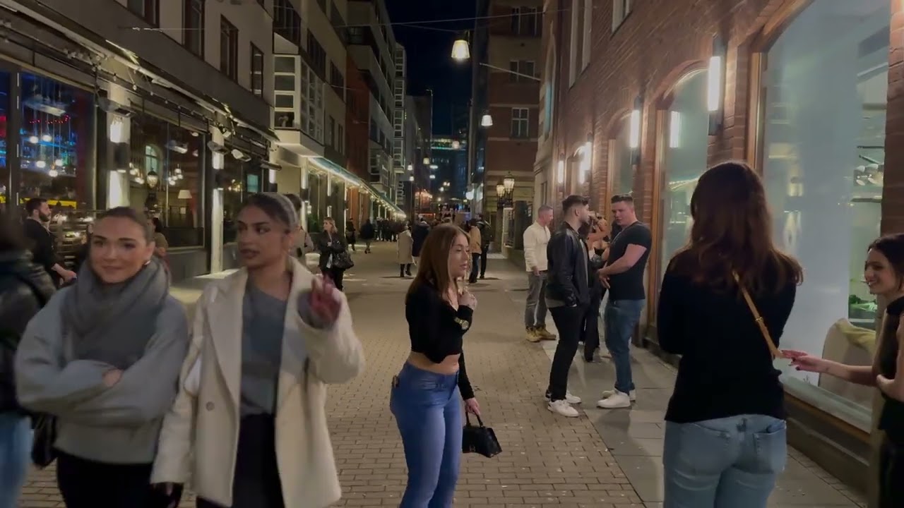 🇸🇪 Stockholm After Midnight 4K   Swedish Blonde Girls & Wild Nightlife in Sweden