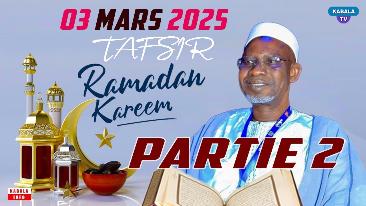 Haidara : PARTIE 02 👉Tafsir 2025 • As Seid Chérif Ousmane Madane Haidara Du 03 Mars 2025