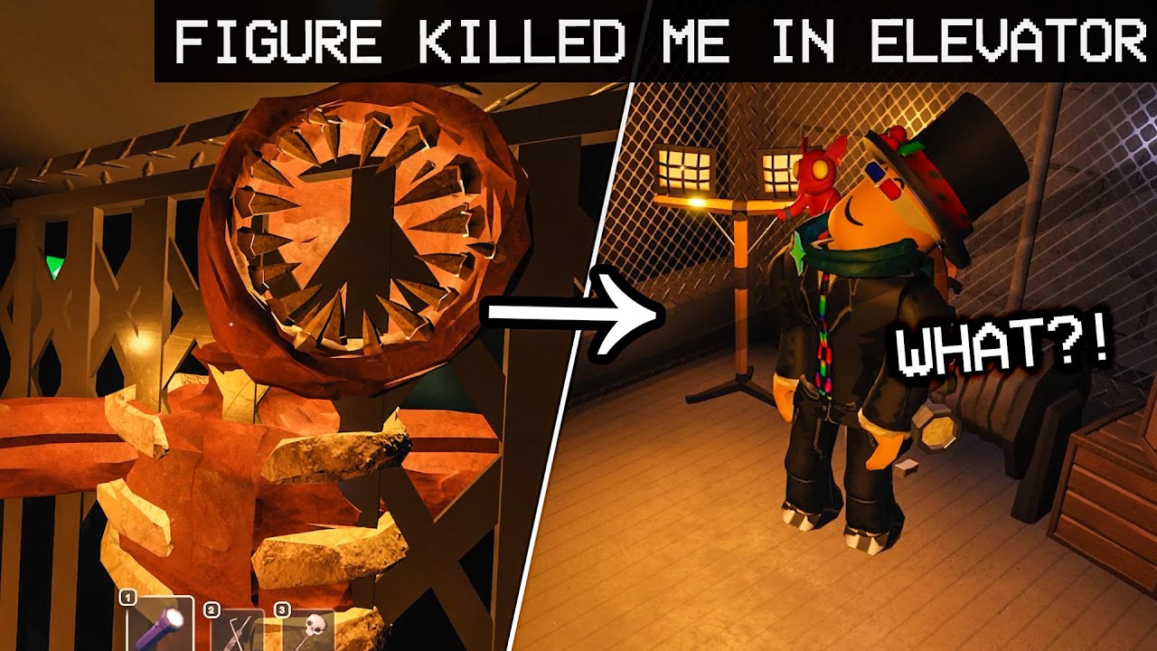 FIGURE GOT INSIDE THE ELEVATOR! (Bad ending) - Doors Hotel+ Update
