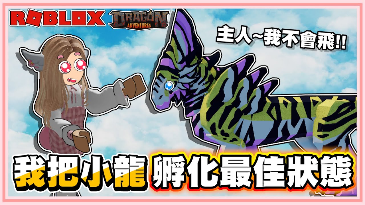 Roblox【解鎖新關卡！孵化出不能飛的龍！】養龍！孵蛋！巨龍歷險記！Dragon Adventures