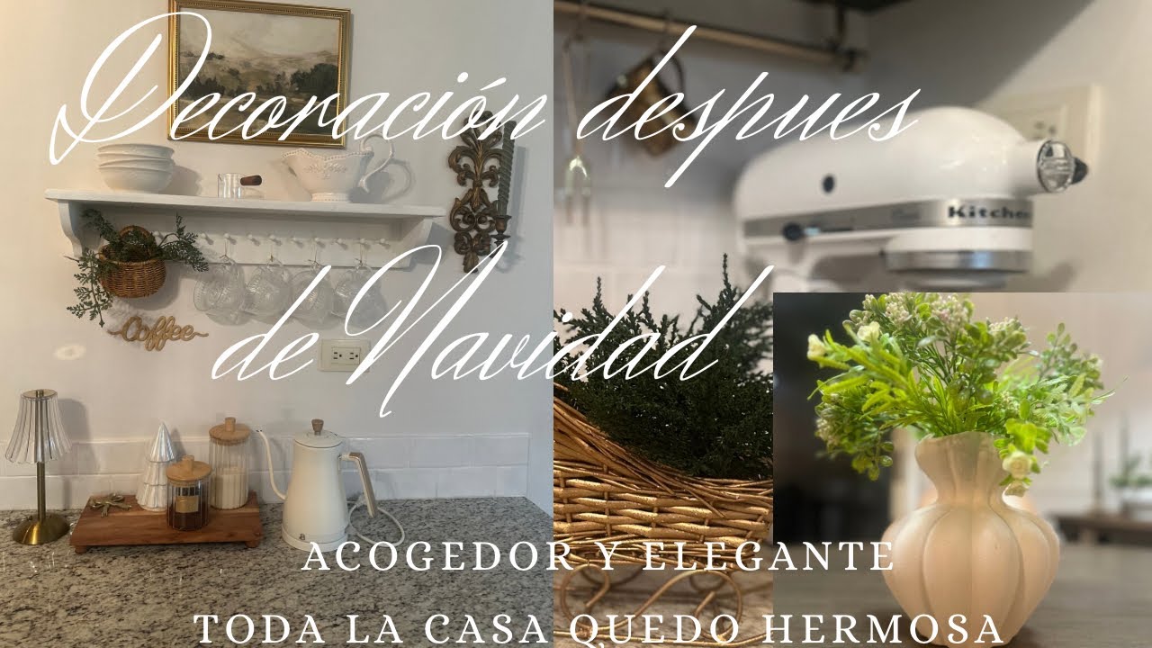 Decorando después de Navidad