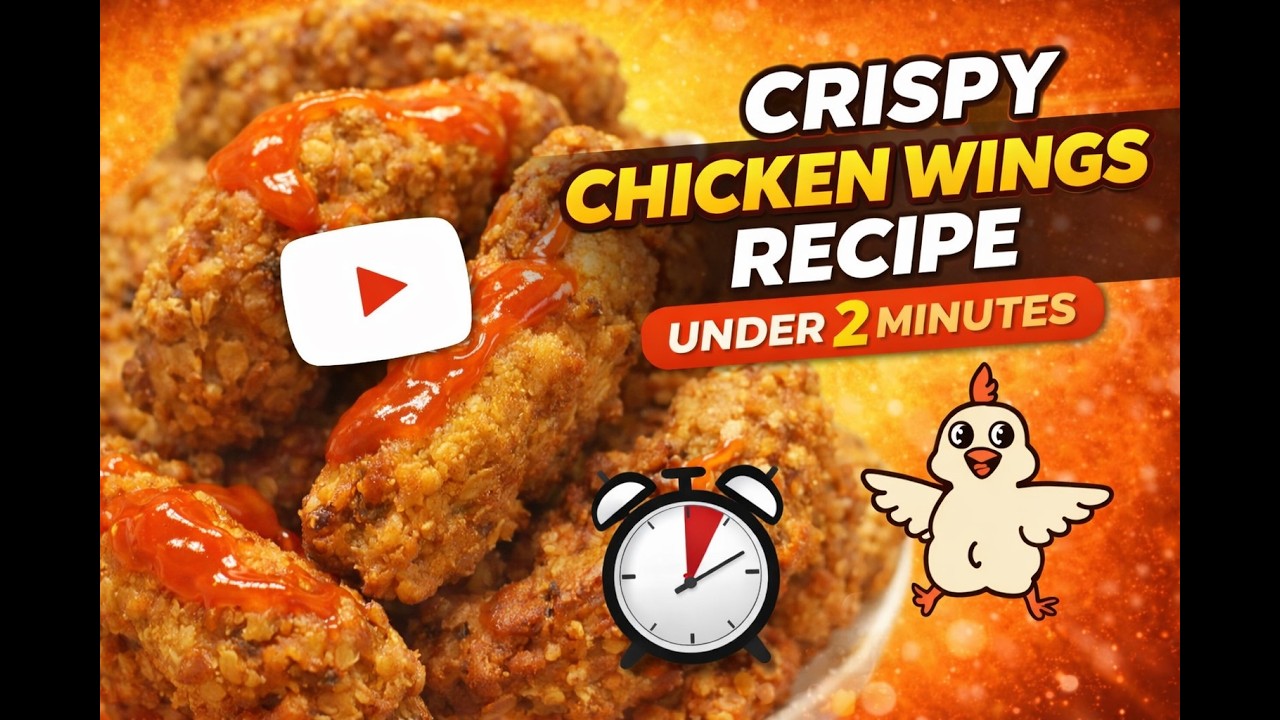 Crispy Chicken Wings Recipe | Homemade Fried Chicken Wings in 2 Minutes | Season 6 Ep 21 | #sfbf