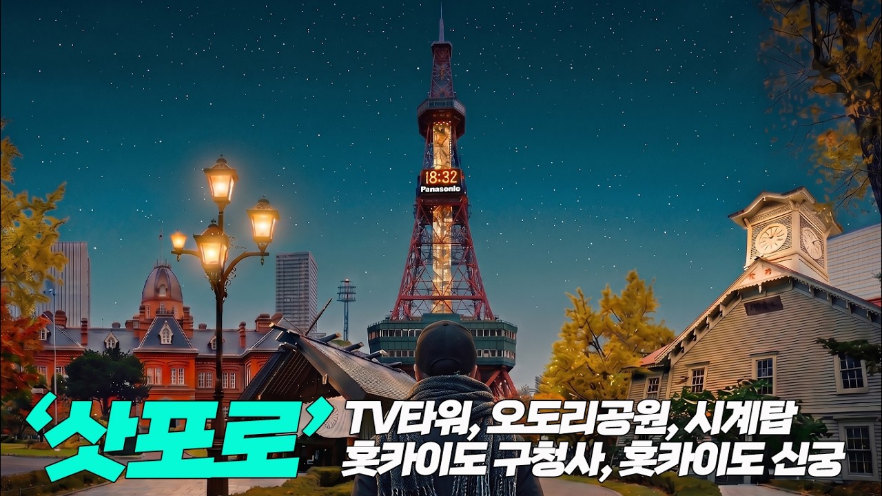 “여기가 바로 삿포로 시내 핵심 명소 올킬 루트! 하루 여행 끝판왕