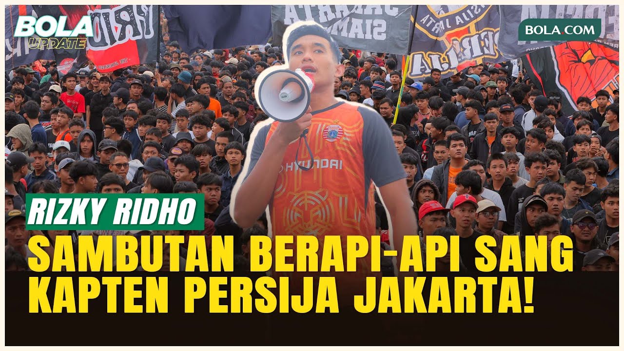 Sangar! Rizky Ridho Berikan Sambutan Berapi-api di Depan The Jakmania Jelang Laga Gengsi Vs Persib