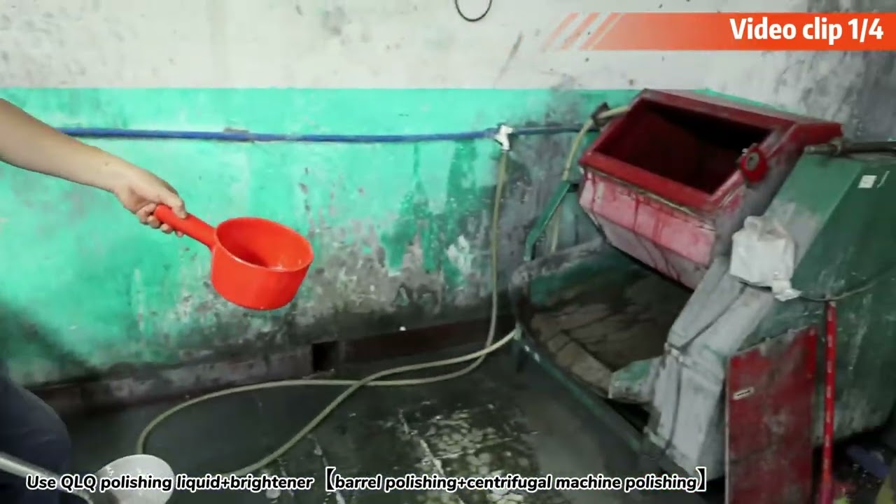 The right chemicals and quantity for polishing 