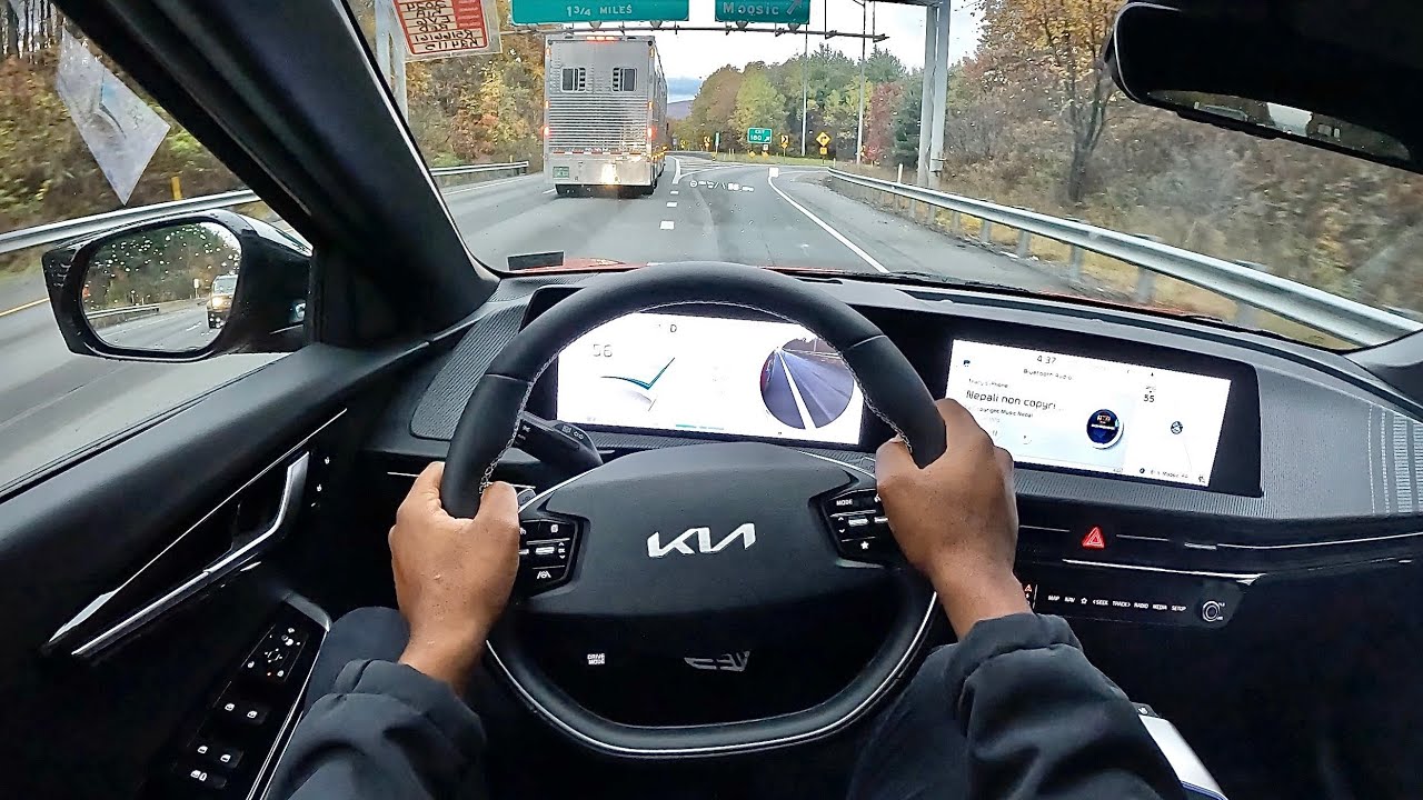 Kia EV6 GT-Line 2024 года — тест-драйв от первого лица