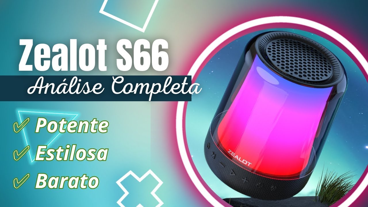 Zealot S66 20W - POTENTE e LINDA D+! Análise Completa.