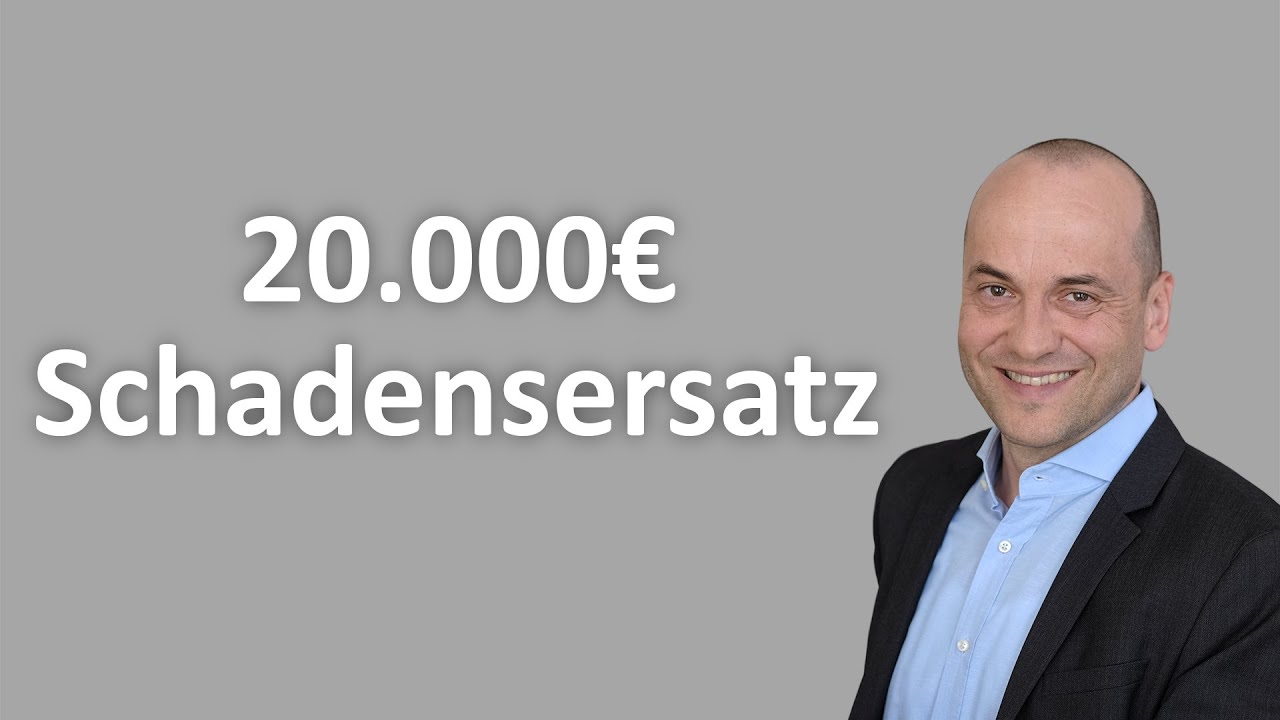 20.000 € Schadensersatz wegen fingierter Kündigungsgründe durch den Arbeitgeber
