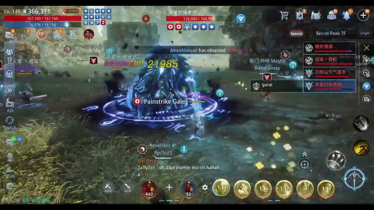 MIR4 - ASIA 22 SP WAR VS HOF 400K.