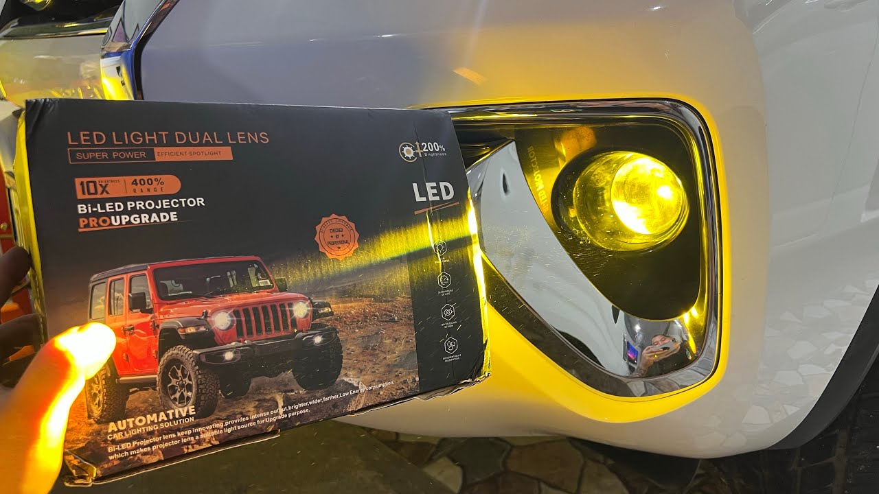 TOYOTA FORTUNER BI LED PROJECTOR FOGLIGHT