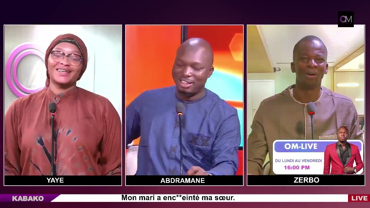 OMLIVE :#KABAKO / Mon mari a enc**einté ma sœur.