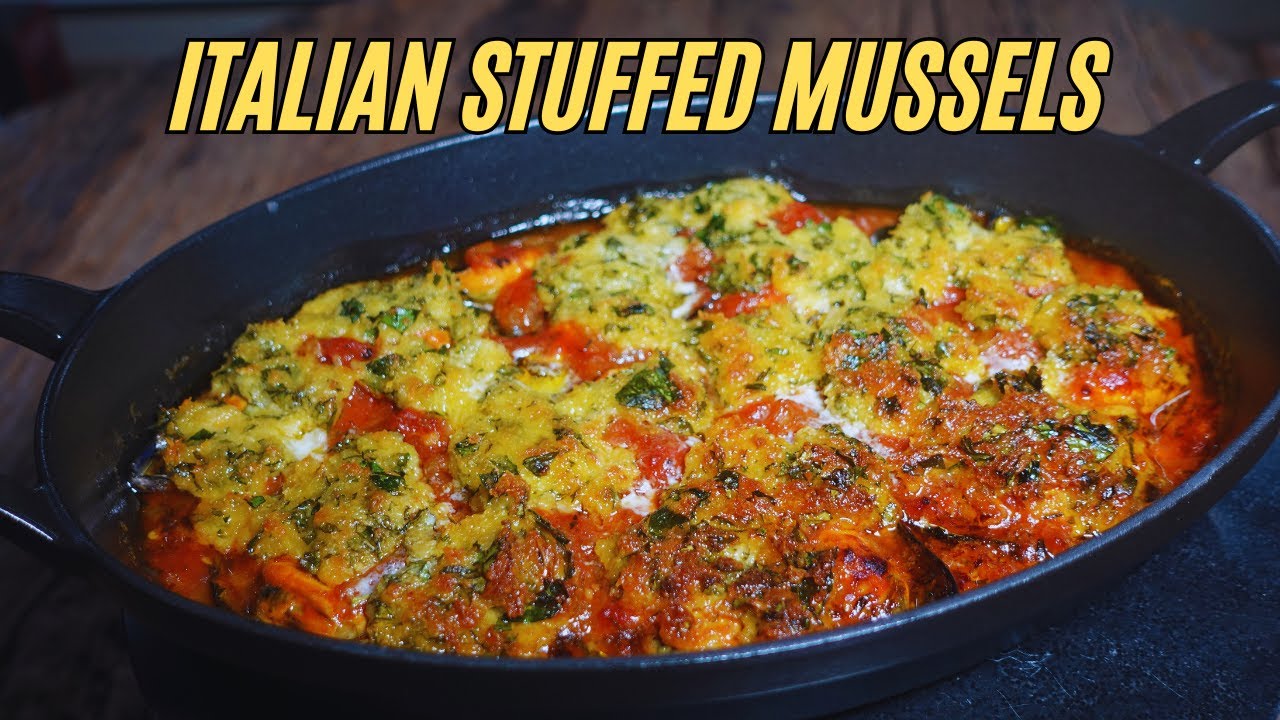 Cozze Ripiene 🦪 – Stuffed Mussels the Italian Way! 🇮🇹