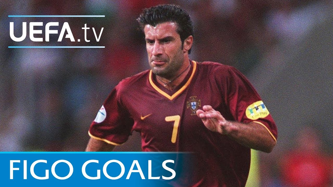 Lu&iacute;s Figo: Watch five of his greatest goals