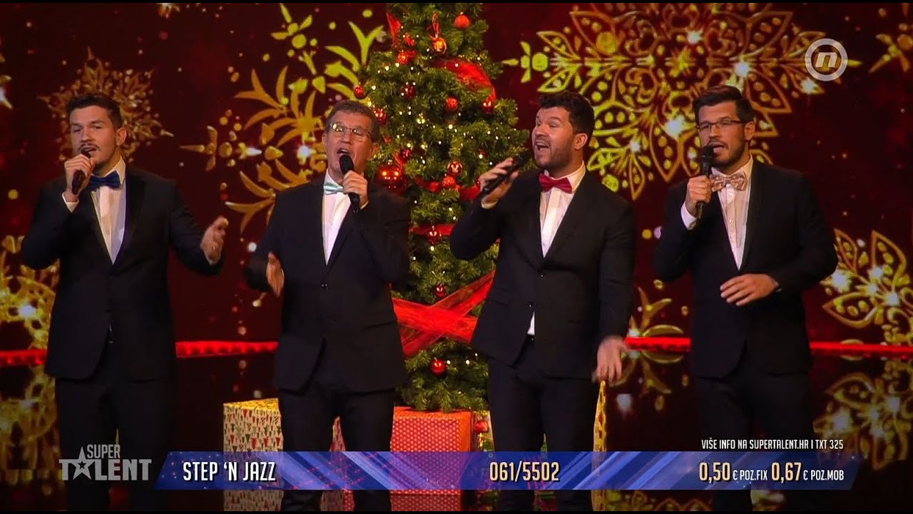 Agape Family Quartet (tata i 3 brata) u finalu Supertalenta (Christmas Medley) na @NOVATVHRV