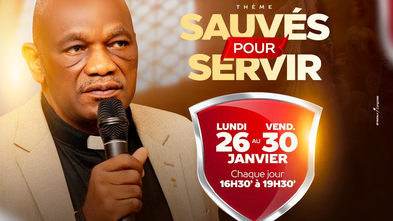 SAUVÉS POUR SERVIR | Rév Dr FUTI LUEMBA 