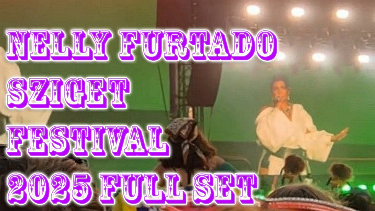 Nelly Furtado FULL SET @ Sziget Festival 2025 [Day 2]