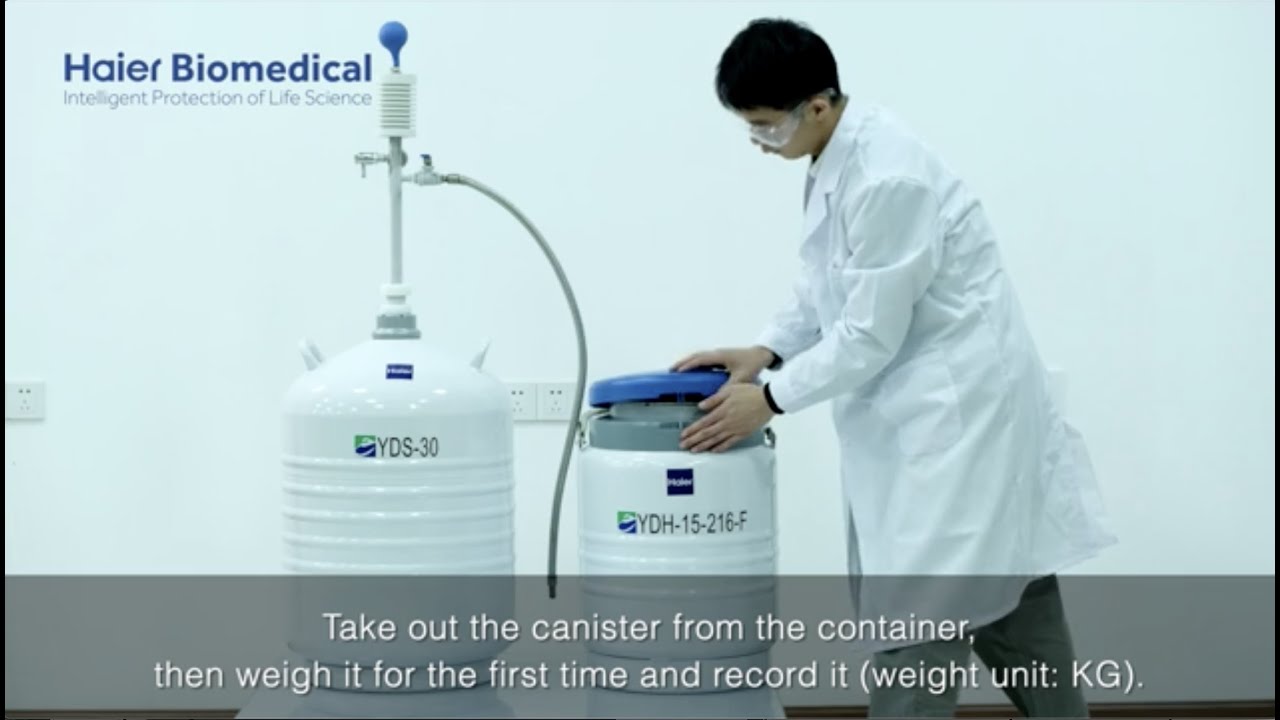 How to use a dry shipper for the first time