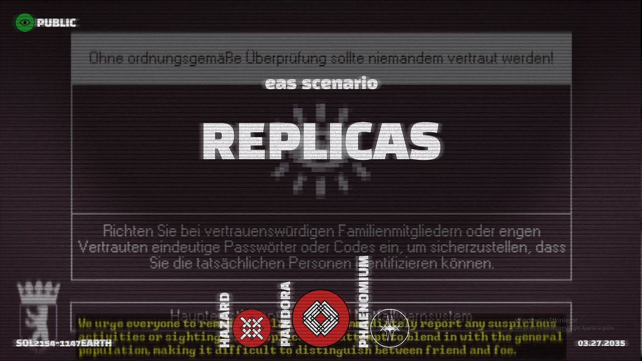 Replicas | EAS Scenario | Emergency Alert System