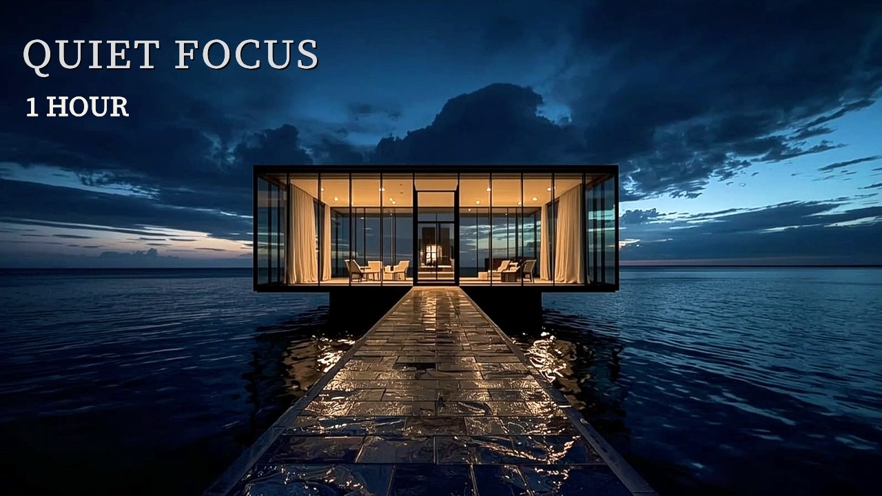 [Quiet Focus] Everyday Background Focus — 공부, 집중을 위한 잔잔한 배경음 (1 Hour)