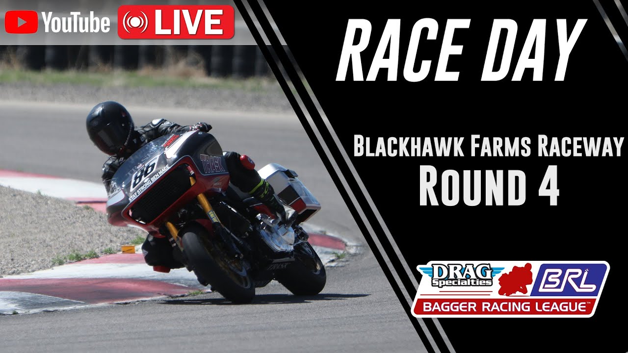 2023 Bagger Racing League Round 4 - Blackhawk Farms Raceway - Full Live Broadcast