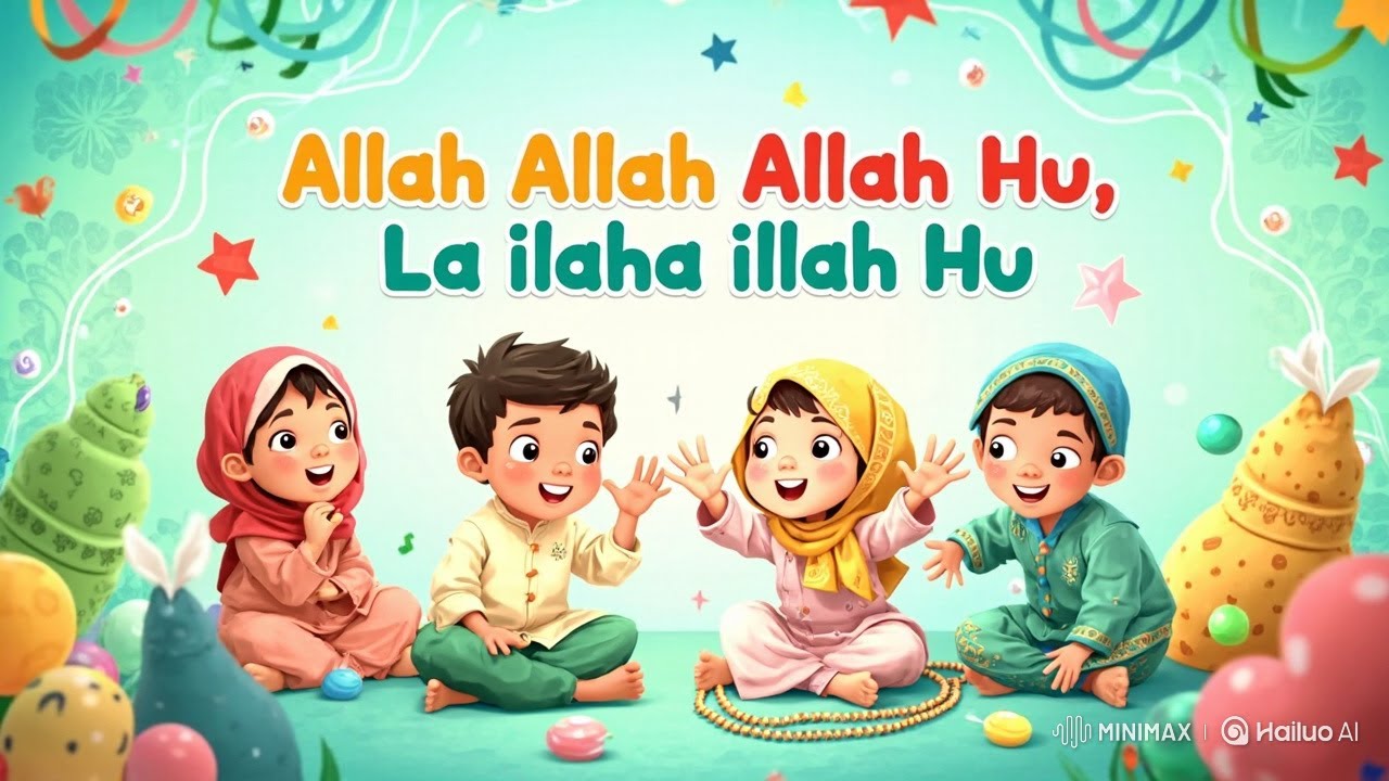 Allah Allah Allah Hu in 2025 | Latest Islamic Lori For Kids | Kids Lullabies | Kid's Learning Corner