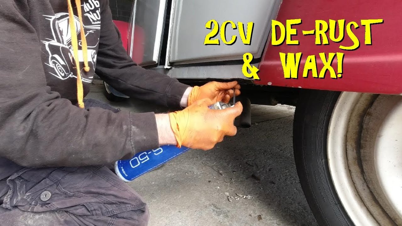 2CV - De-Rust and Wax, with some hidden horrors...