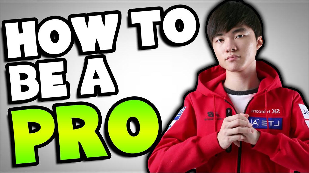 How To Become a PRO PLAYER In League of Legends
