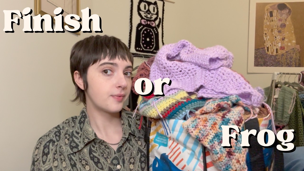 Finish of Frog my Abandoned Crochet Projects | Part 1