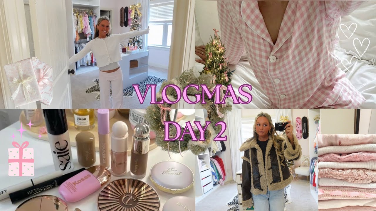 VLOGMAS: closet tour, nails, and engagement ring shopping