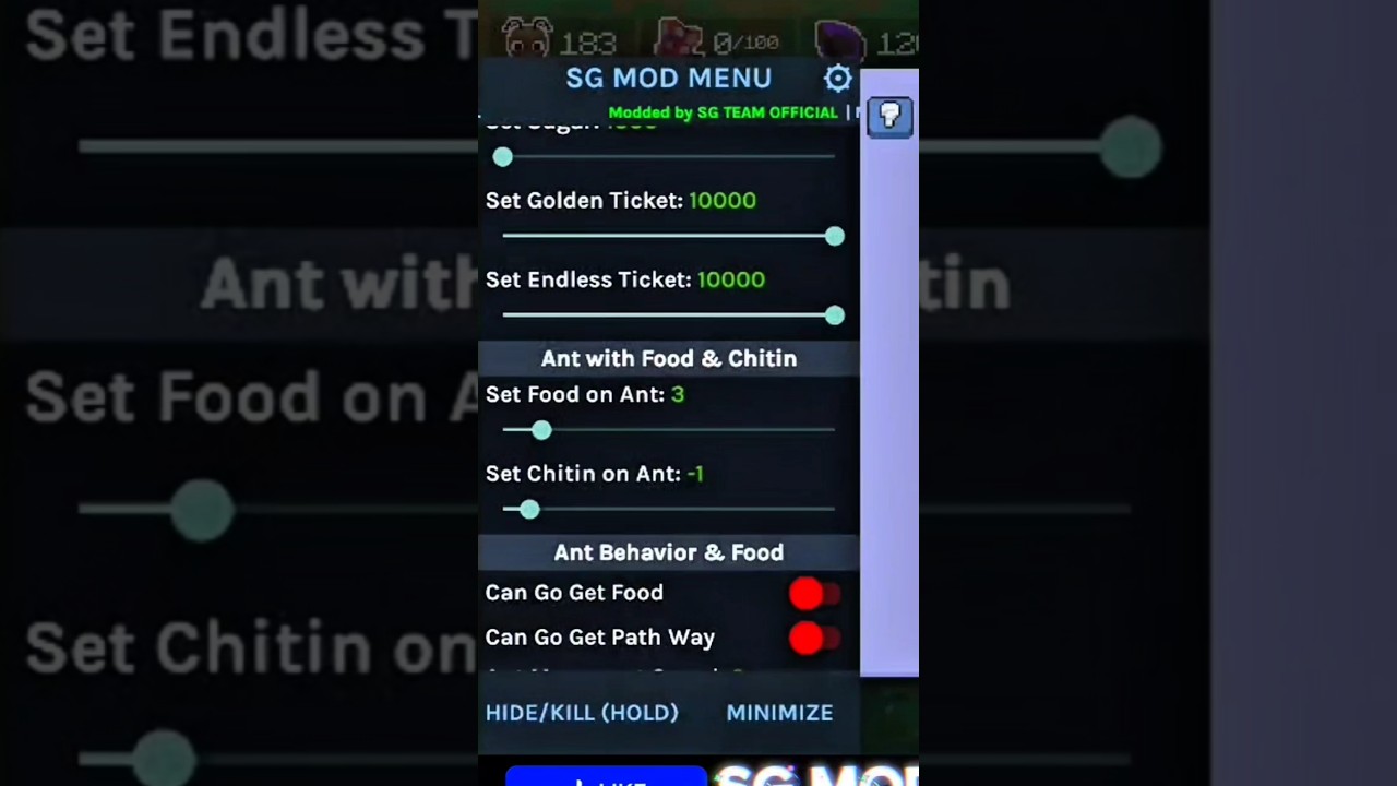 Ant Colony v. 6.2.1 | Mod Menu SG MOD