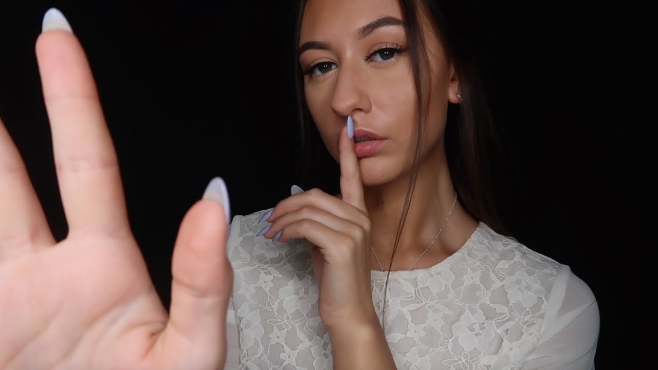 [ASMR] 'Shh It's Okay' ~ Inaudible Whispers & Face Stroking ♡