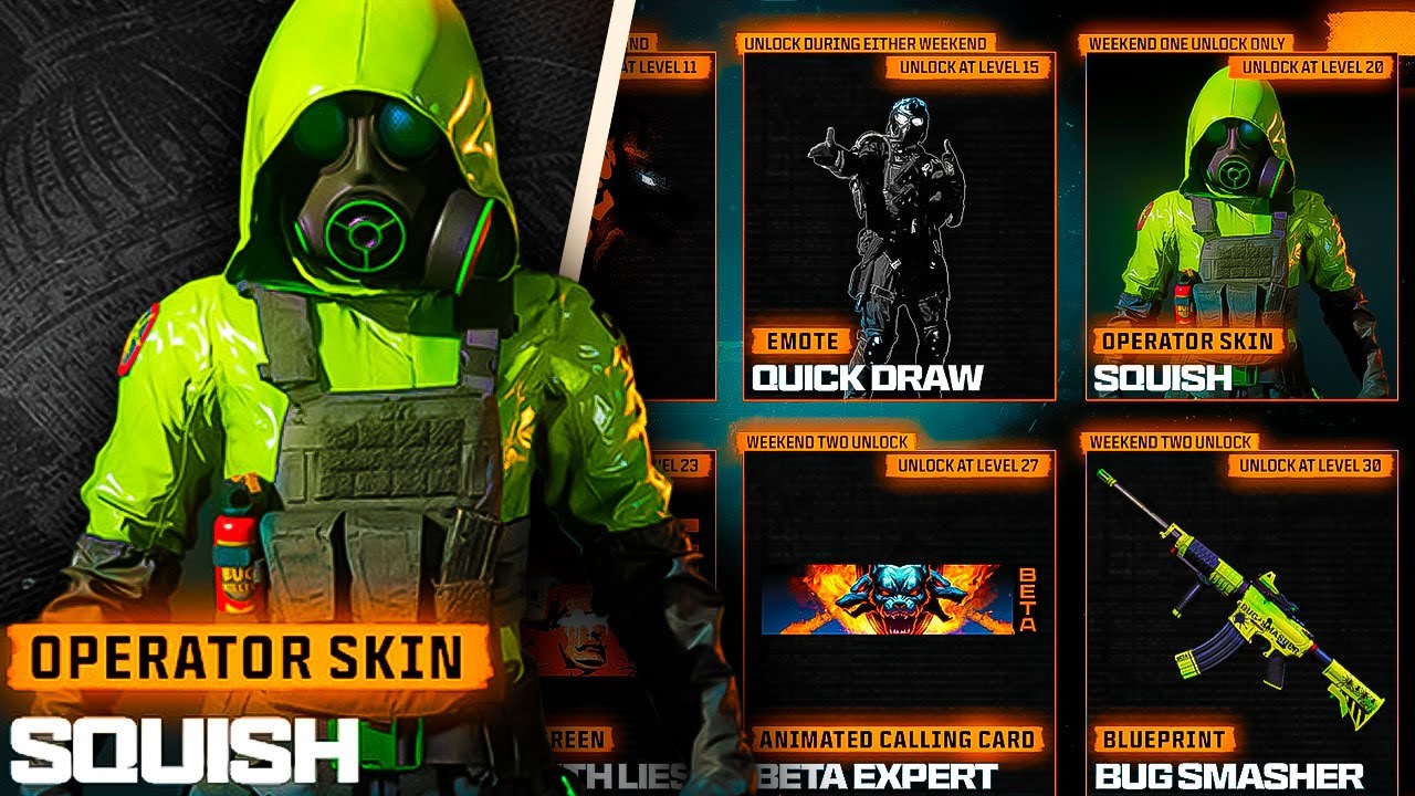 ¡TODAS las recompensas *GRATIS* de la BETA de Black Ops 6!