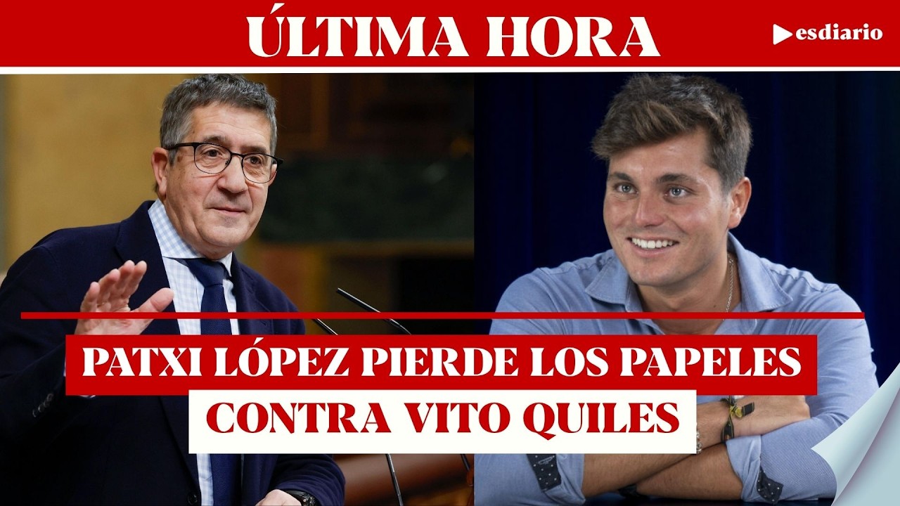 #&Uacute;LTIMAHORA Brutal enfrentamiento entre Vito Quiles y Patxi L&oacute;pez en el Congreso: 