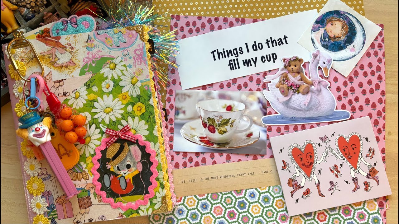 EASY Journal Layout Anyone Can (& Should) Do! / What Fills My Cup Layout / Journal Talk Tuesday