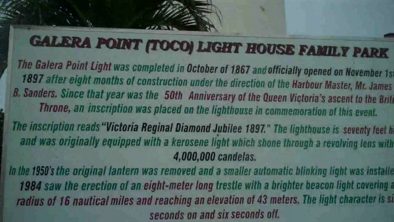 Galera Point (Toco) Light House Family Park